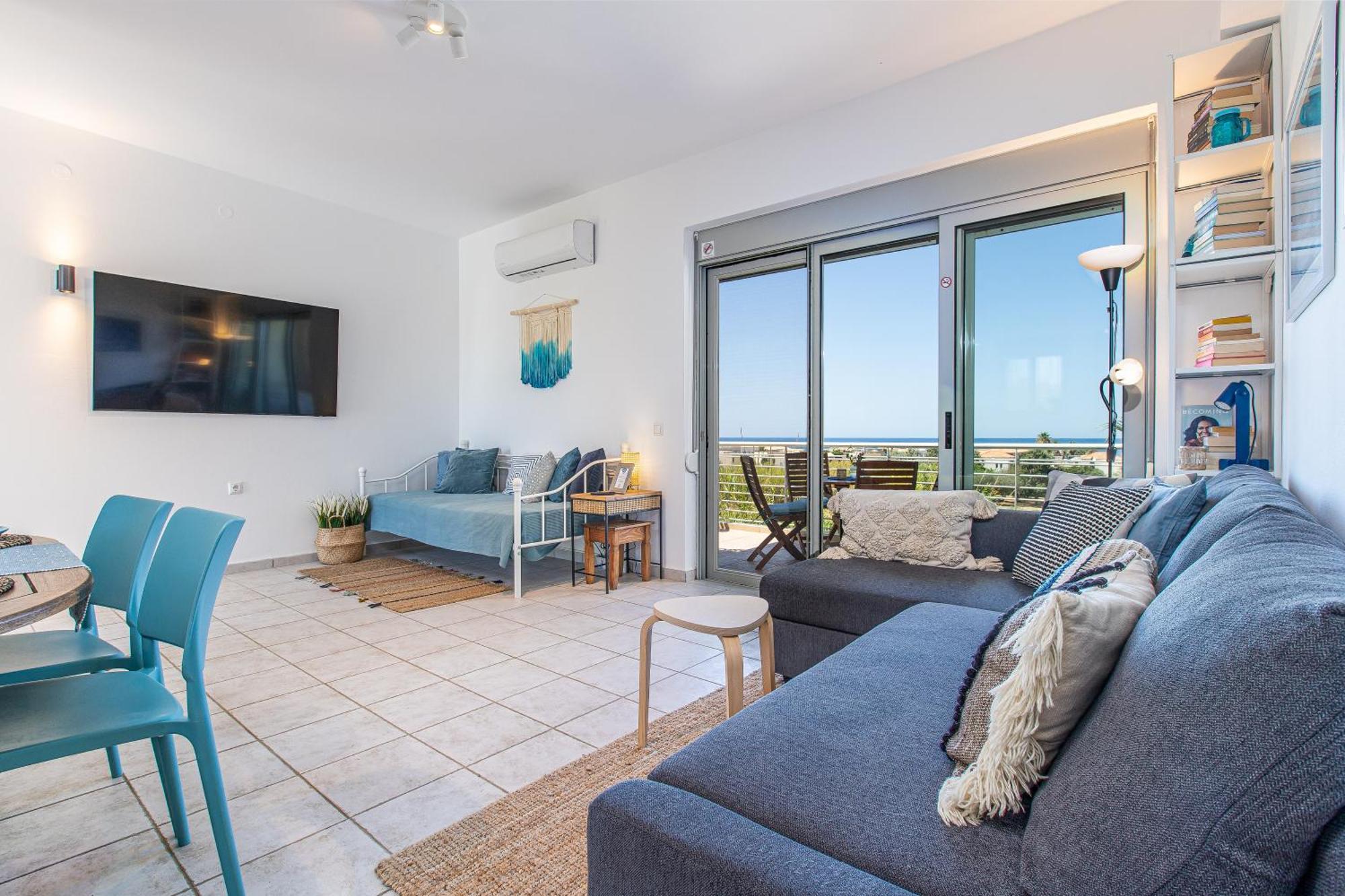 Maleme Yoga Blue Apartment Chania  ภายนอก รูปภาพ