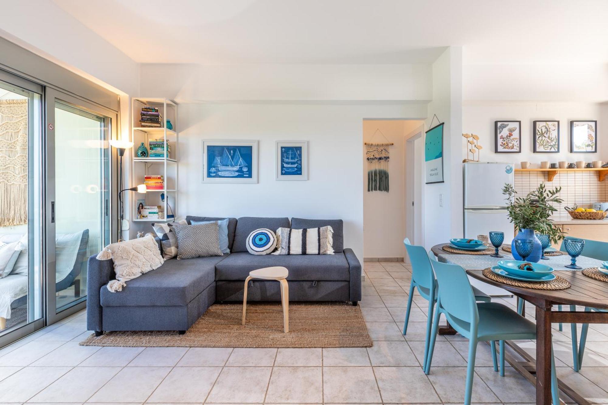 Maleme Yoga Blue Apartment Chania  ภายนอก รูปภาพ