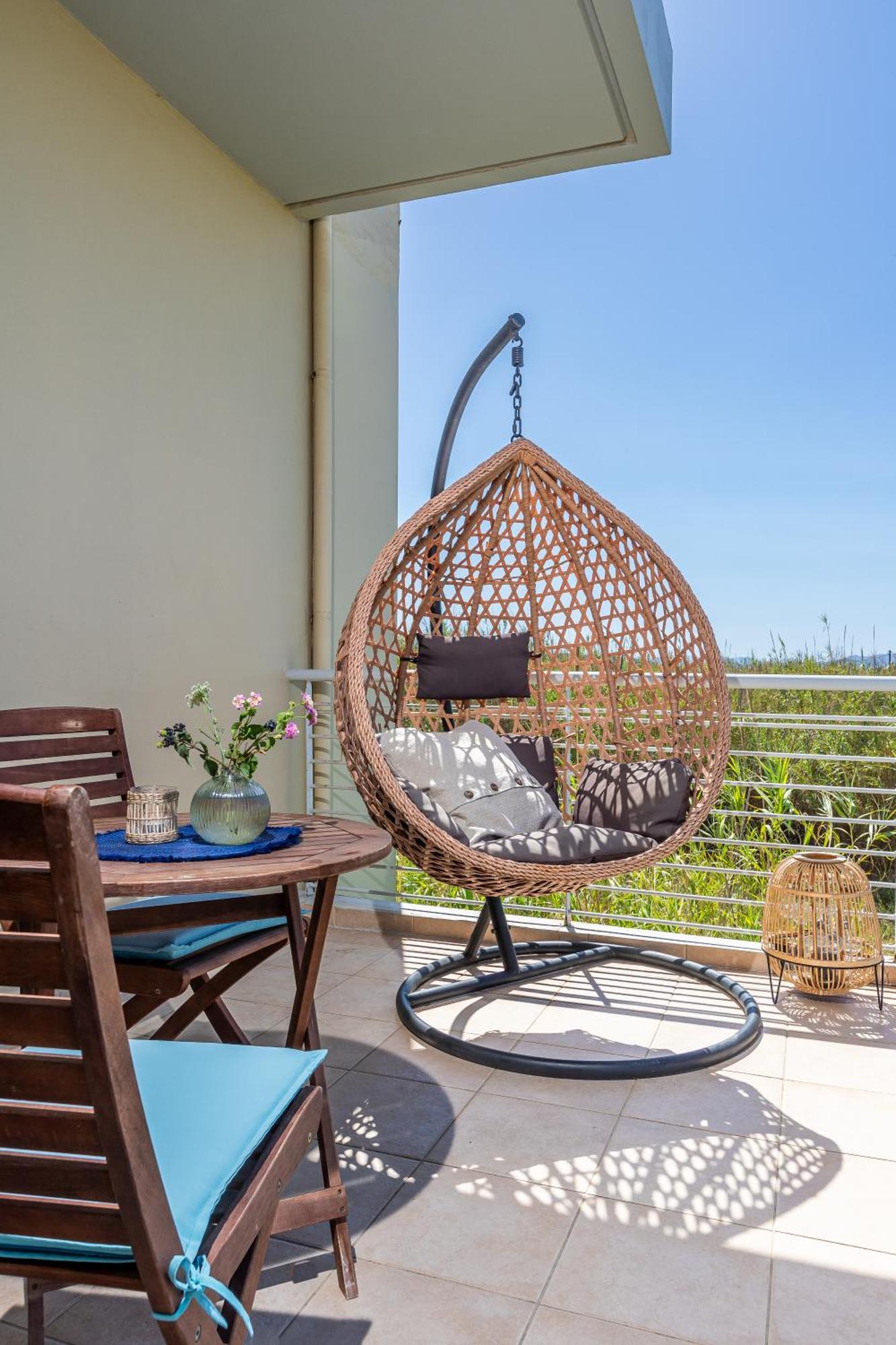 Maleme Yoga Blue Apartment Chania  ภายนอก รูปภาพ