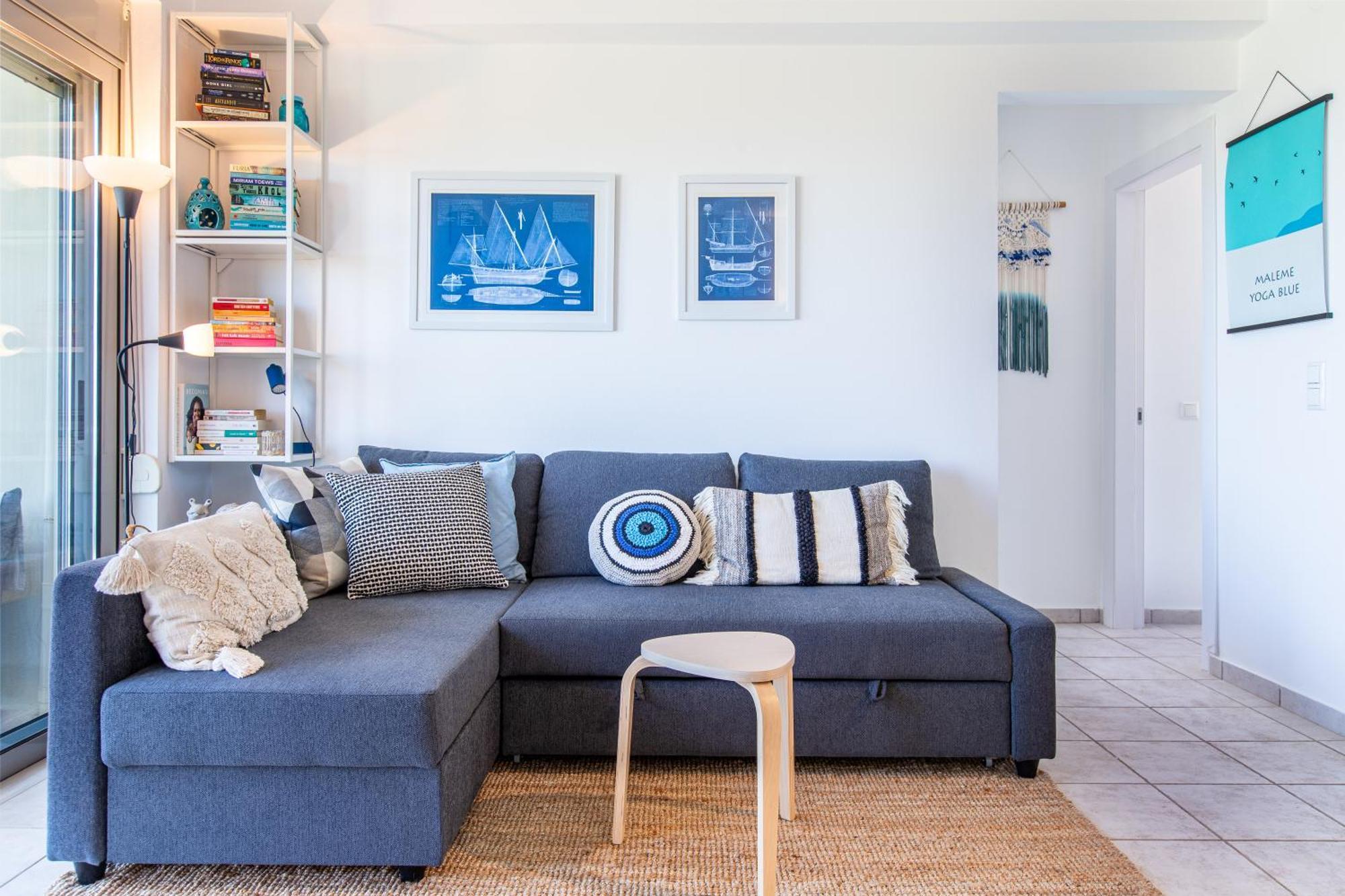 Maleme Yoga Blue Apartment Chania  ภายนอก รูปภาพ