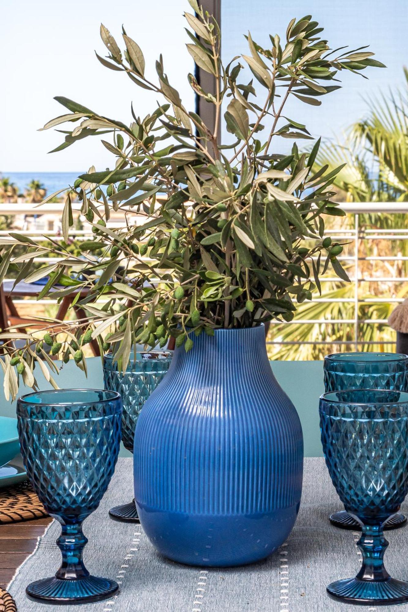 Maleme Yoga Blue Apartment Chania  ภายนอก รูปภาพ