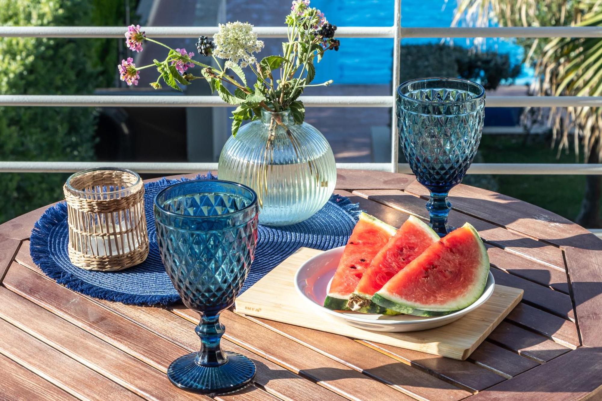 Maleme Yoga Blue Apartment Chania  ภายนอก รูปภาพ